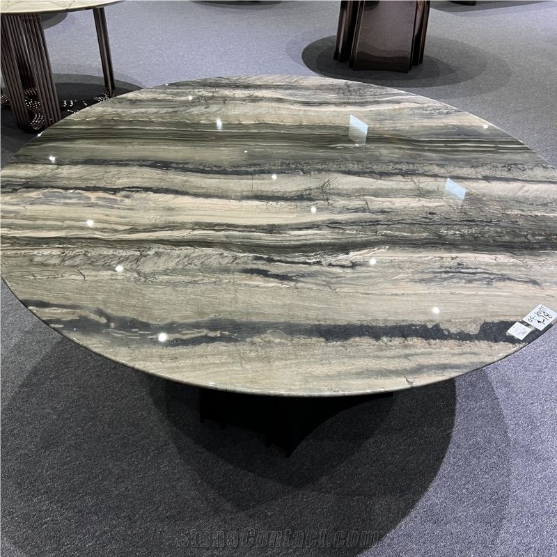 Custom Made Galapagos Quartzite Natural Stone Table For Home