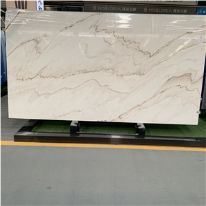 Custom Palissandro White Marble Slabs For Floor Design