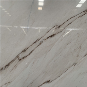 Custom Palissandro White Marble Slabs For Floor Design