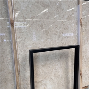 Customized Golden Leaf Beige Marble For Hotel Floor Decor