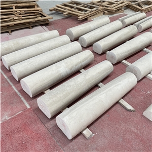 Customized High Quality Hotel Decor Limestone Solid Column