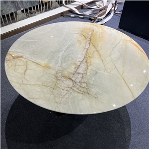 Customized Home Furniture Natural Stone Round Table Top