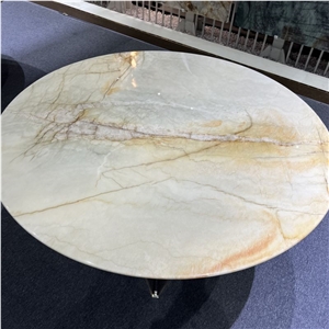 Customized Home Furniture Natural Stone Round Table Top