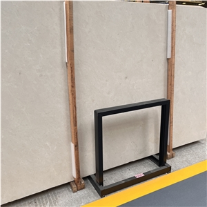 Customized Honed Surface Vratza Limestone Slabs For Walling