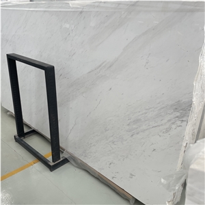 Customized Polished New Ariston White Marble Slabs Tiles