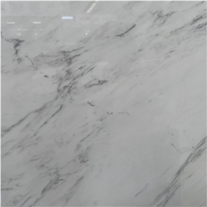 Customized Polished New Ariston White Marble Slabs Tiles