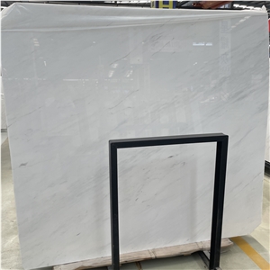 Customized Polished New Ariston White Marble Slabs Tiles
