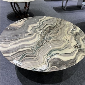 Customized Silk Road Quartzite Tabletop For Furniture Design