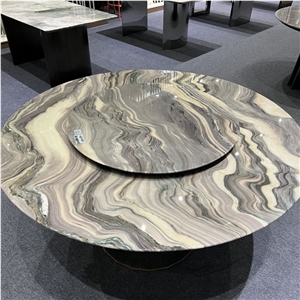 Customized Silk Road Quartzite Tabletop For Furniture Design