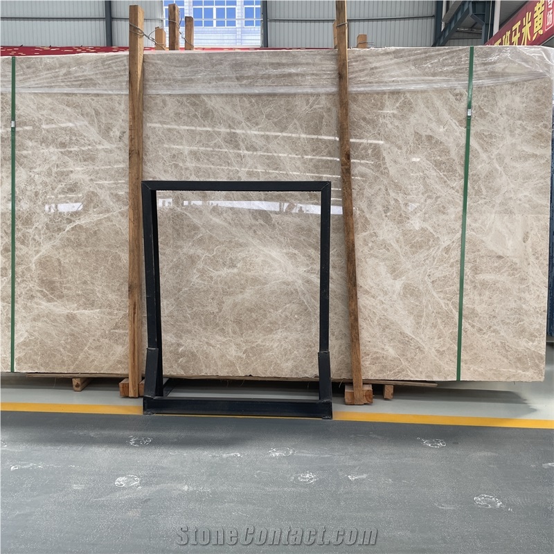 Emperador Light Marble Slab For Bathroom Wall Floor Decor