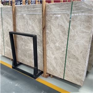 Emperador Light Marble Slab For Bathroom Wall Floor Decor