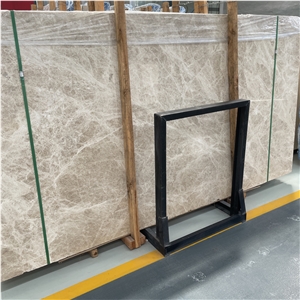 Emperador Light Marble Slab For Bathroom Wall Floor Decor