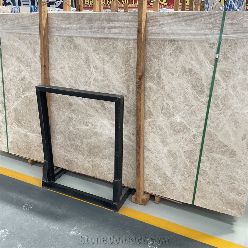 Emperador Light Marble Slab For Bathroom Wall Floor Decor