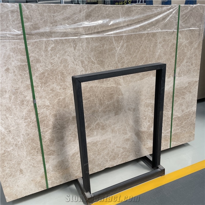 Emperador Light Marble Slab For Bathroom Wall Floor Decor