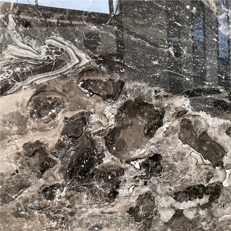Factory Direct Silver Fantasy Marble Slab For Home Wall Tile