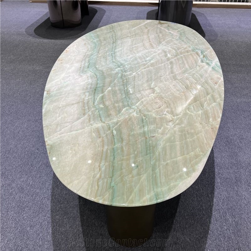 Factory Directly Gaya Quartzite Coffee Table For Living Room