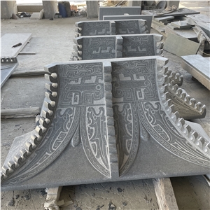 Good Quality Custom Grey Granite Hand Carved For Home Decor