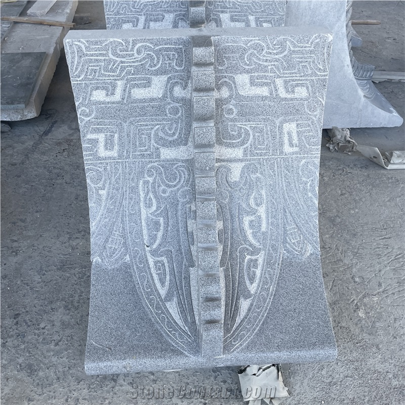 Good Quality Custom Grey Granite Hand Carved For Home Decor