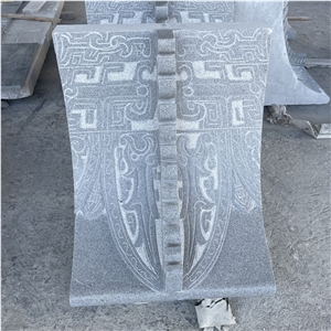 Good Quality Custom Grey Granite Hand Carved For Home Decor