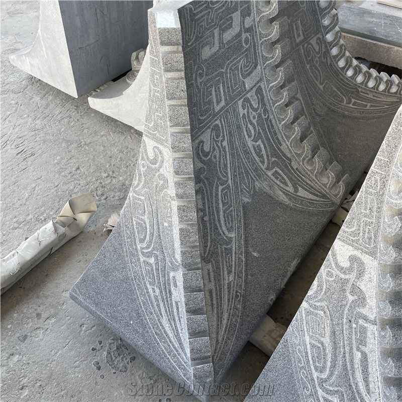 Good Quality Custom Grey Granite Hand Carved For Home Decor