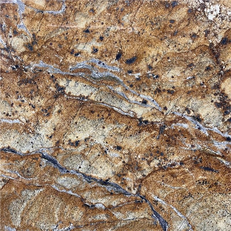 Good Quality Gold Granite Slab For Exterior Wall Tiles Decor