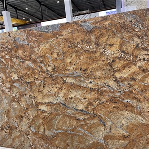 Good Quality Gold Granite Slab For Exterior Wall Tiles Decor