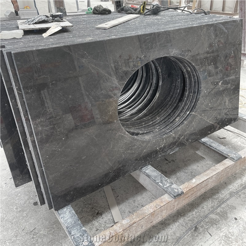 High Quality Black Marble Countertop For Home Bathroom Design