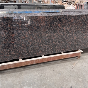 High Quality Custom Size Redditt Brown Granite Slab For Wall