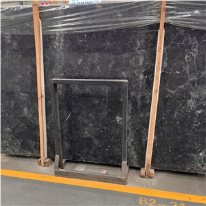 High Quality Polished Argos Black Marble Slab For Wall Decor