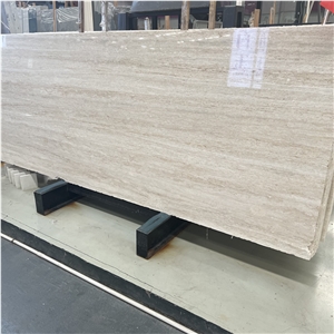 High Quality Super White Travertine Slab For Wall Cladding