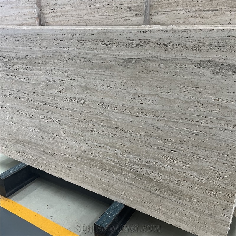 High Quality Super White Travertine Slab For Wall Cladding