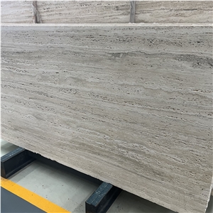 High Quality Super White Travertine Slab For Wall Cladding