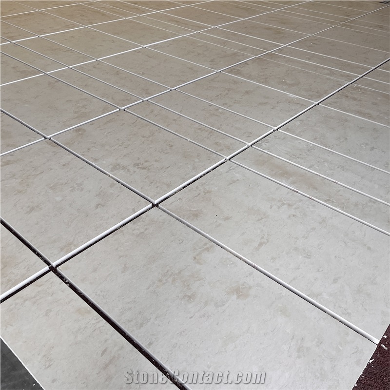 Honed Vratza Limestone Tile For Villa Exterior Wall Cladding