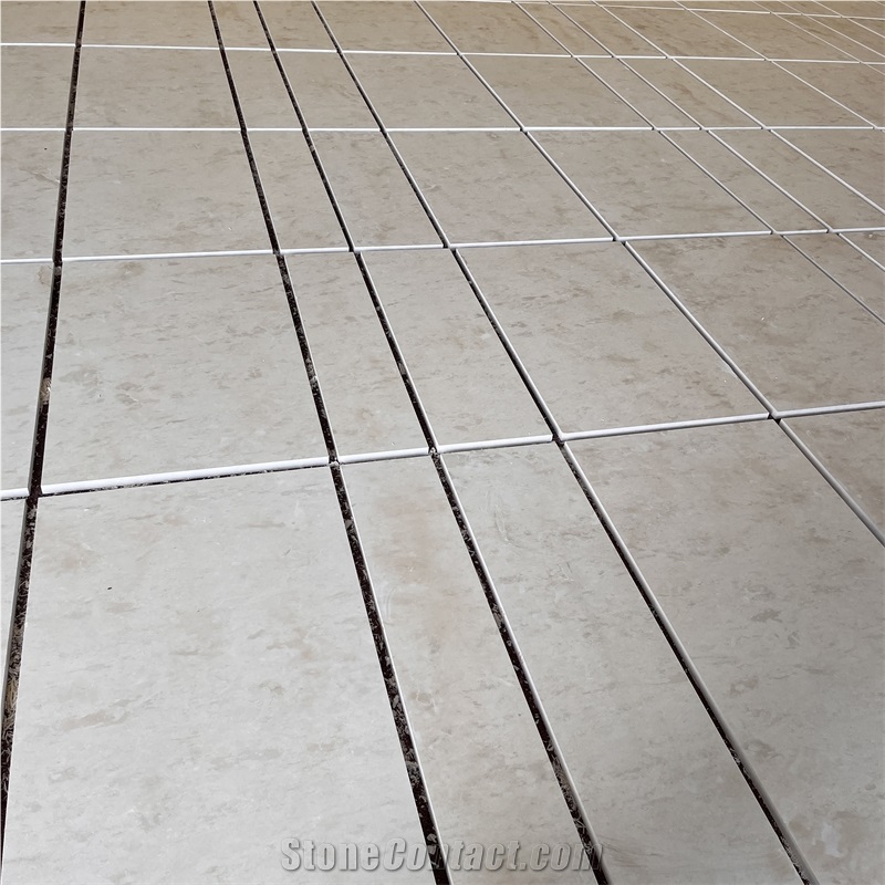 Honed Vratza Limestone Tile For Villa Exterior Wall Cladding