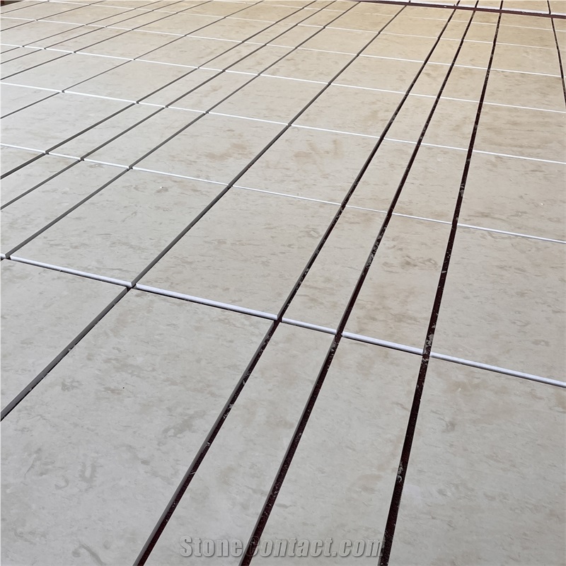 Honed Vratza Limestone Tile For Villa Exterior Wall Cladding