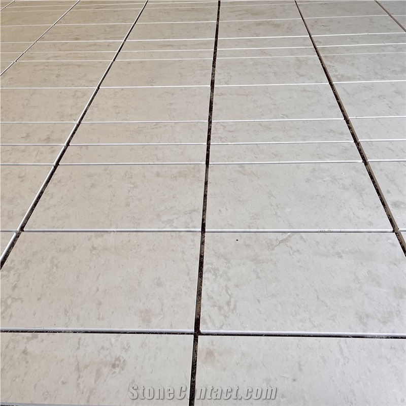 Honed Vratza Limestone Tile For Villa Exterior Wall Cladding