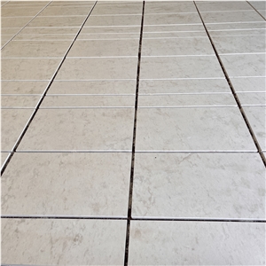 Honed Vratza Limestone Tile For Villa Exterior Wall Cladding