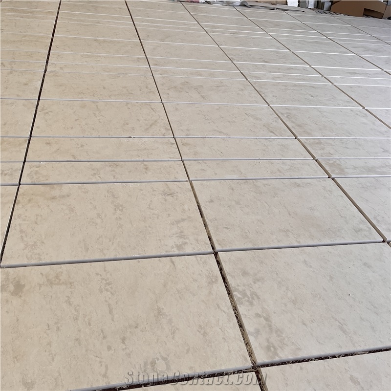 Honed Vratza Limestone Tile For Villa Exterior Wall Cladding