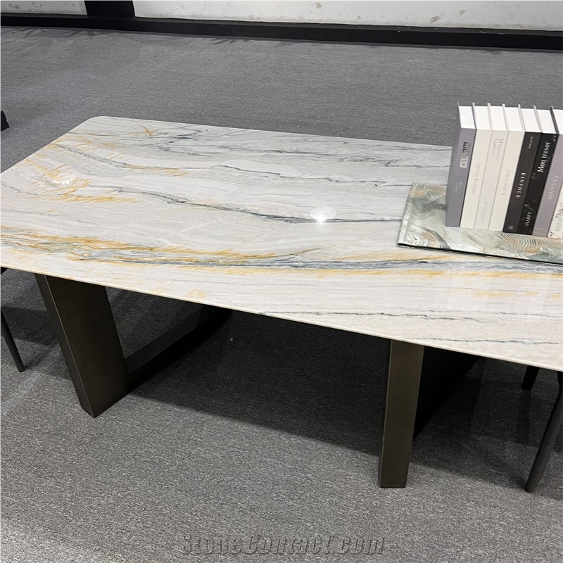 Luxury Exotic Stone Dinning Table For Home And Hotel