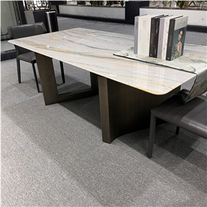 Luxury Exotic Stone Dinning Table For Home And Hotel