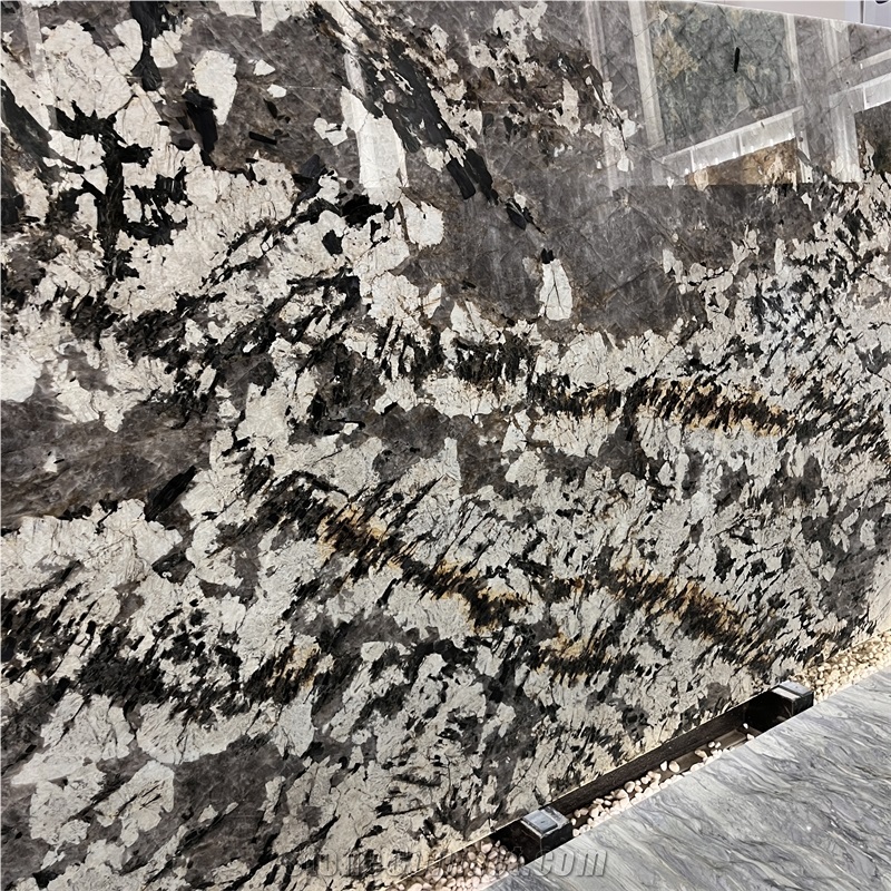 Luxury Good Quality Snow Mountain Granite Slabs For Wall