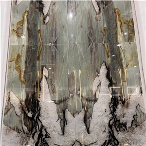 Luxury High End Cristallo Tiffany Quartzite Slabs For Wall
