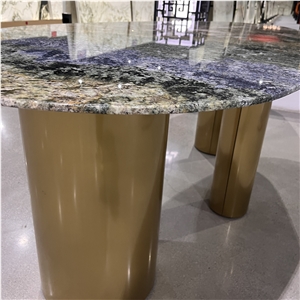 Luxury Shangri-La Granite Dining Table For Home Furniture
