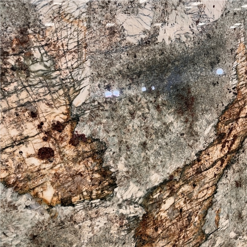 Luxury Top Quality Shangri-La Granite Slab For Villa Walling