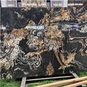 Luxury Vulcan Gold Granite Slabs For Floor And Wall Decor Luxury Vulcan Gold Granite Slabs For Floor And Wall Decor