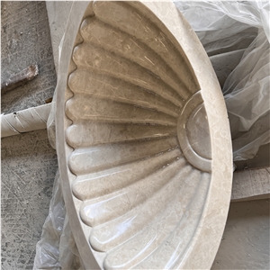 Modern Design Beige Marble Ornamentsfor Home Hotel Decoration