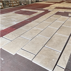 Natural Beige Limestone Tiles For Home Outdoor Wall Cladding