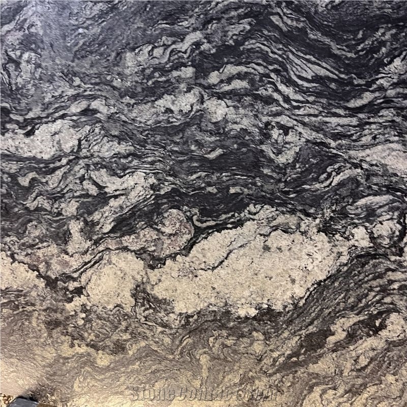 Natural Brazil Blue Night Granite Slabs For Wall Floor Tiles