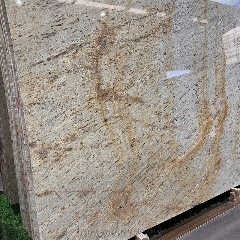 Natural French Gold Granite Slab For Exterior Wall Cladding