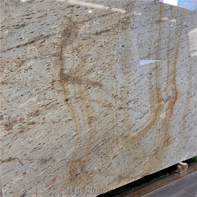 Natural French Gold Granite Slab For Exterior Wall Cladding